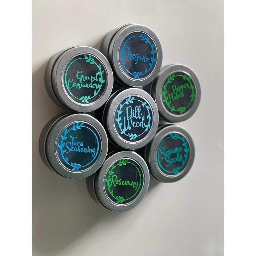 Spice jar spice tin kitchen organization